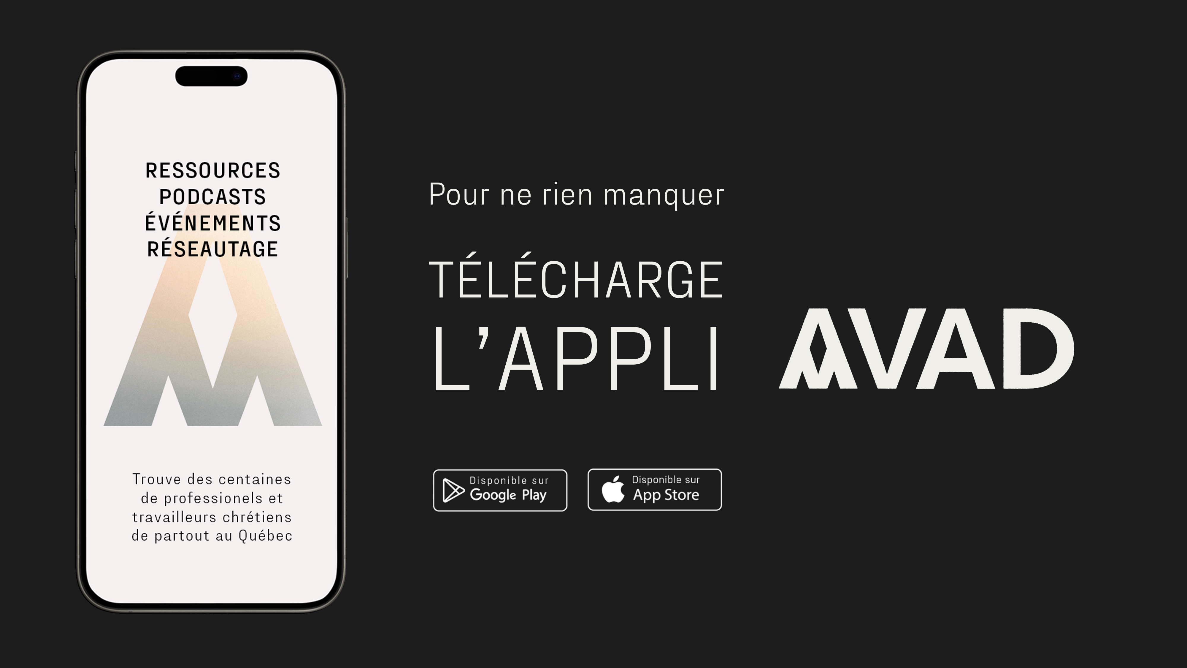 Application mobile AVAD